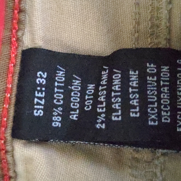 ❤️ Raw Yarm Industries Beige Jeans Pants 32 - Picture 6 of 10